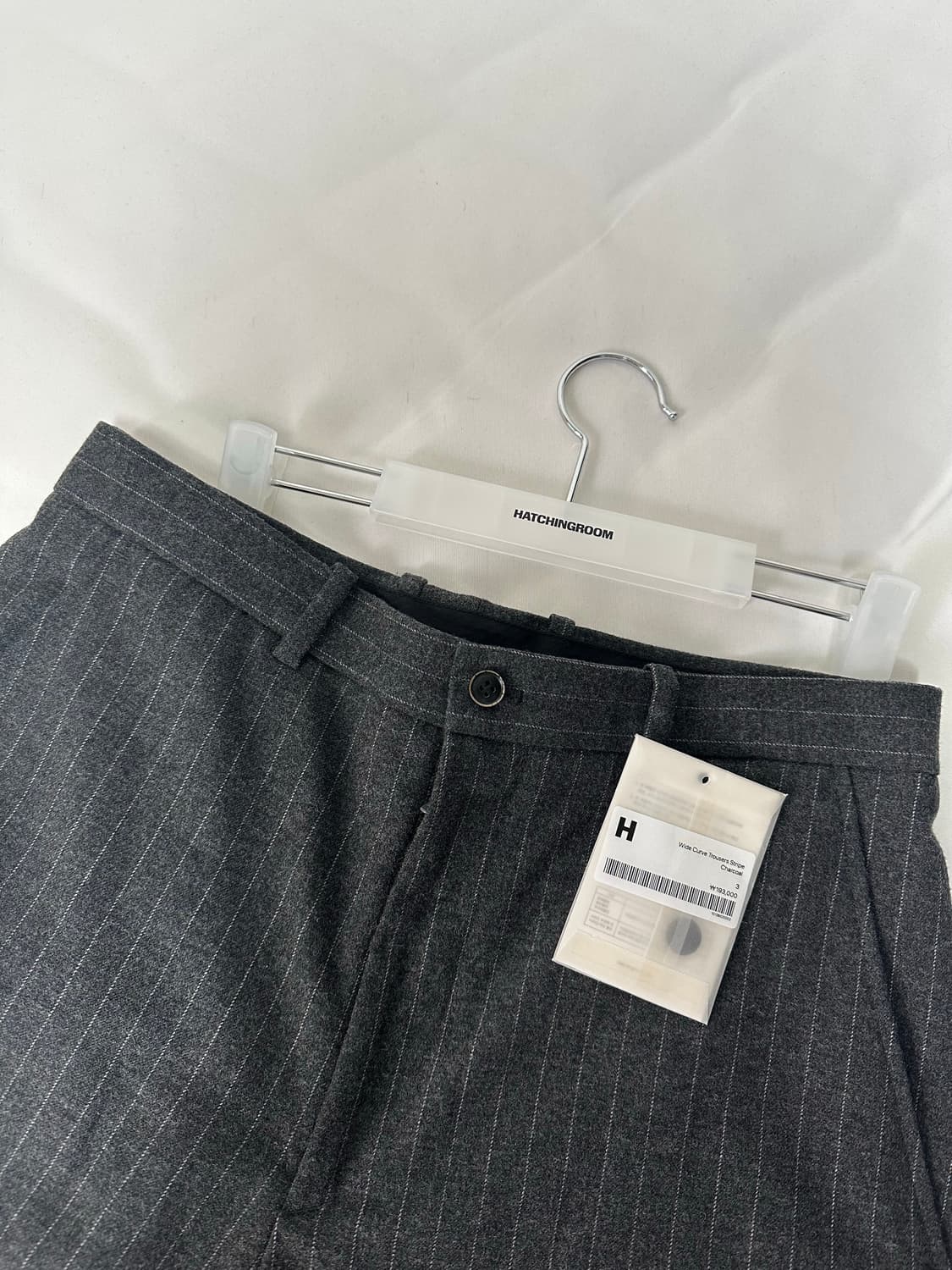 (3) 해칭룸 Wide Curve Trousers Stripe 상품이미지2