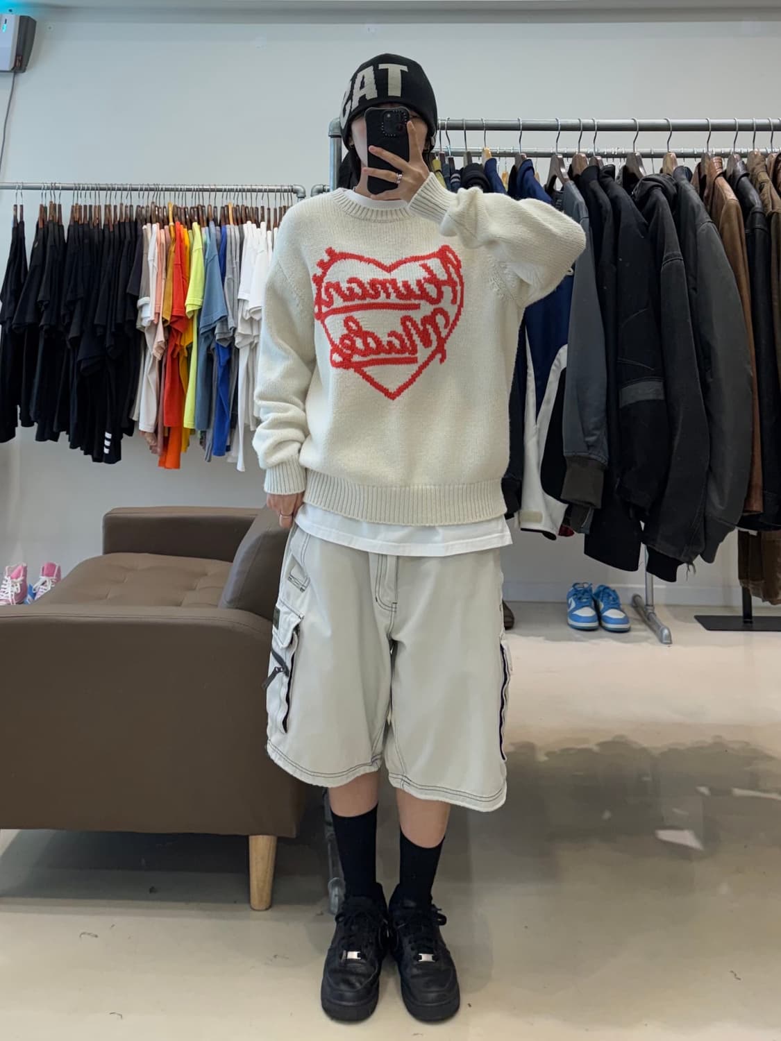 휴먼메이드 로우 게이지 니트 상품이미지4