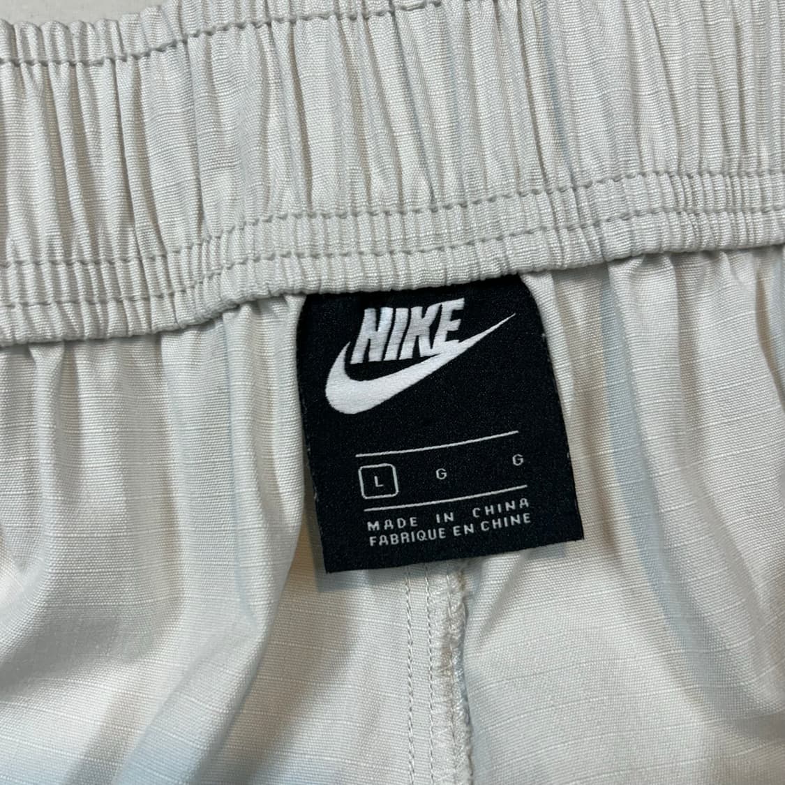 L) 나이키 카고 밴딩 반바지 베이지 상품이미지8