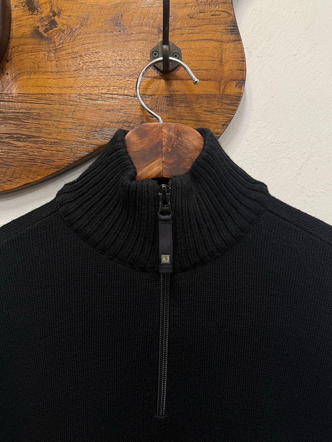 M) Italy Armani Jeans Half Zip Knit Swea 상품이미지3