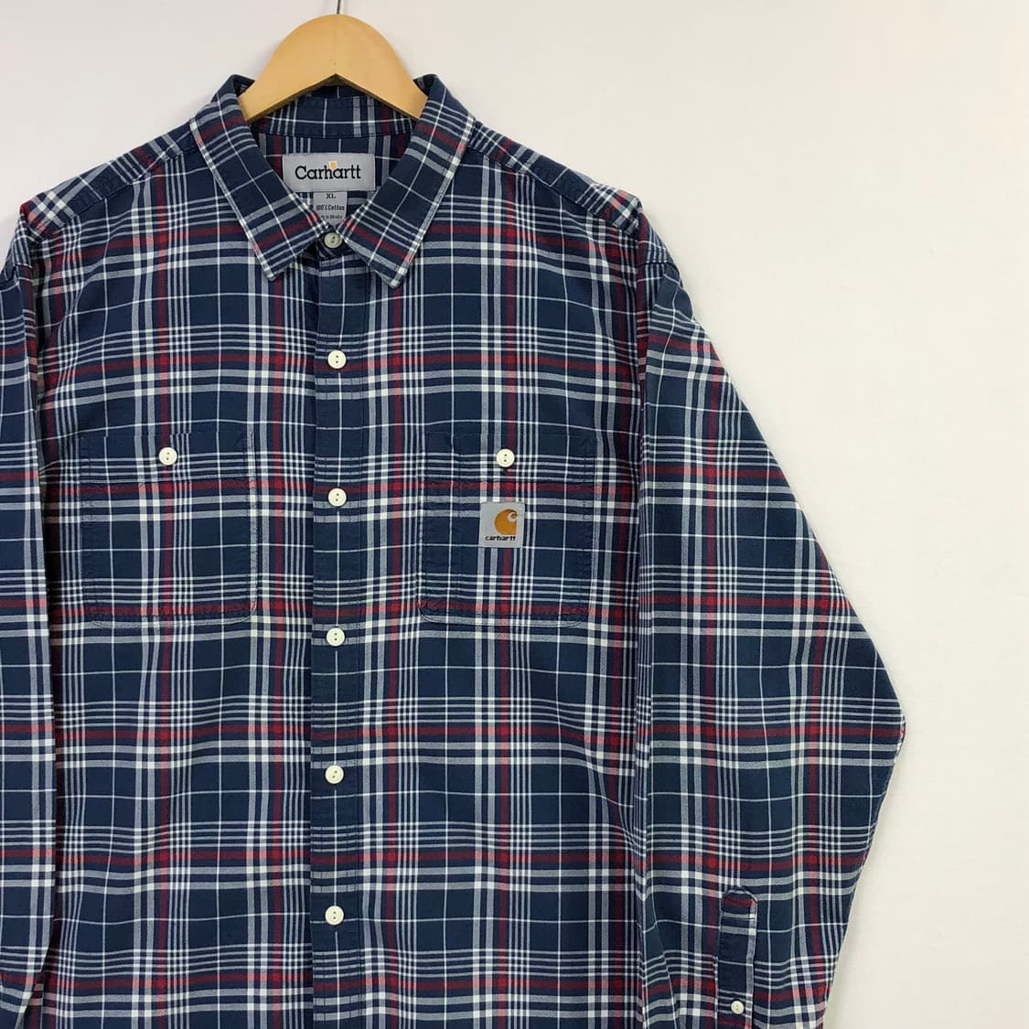 Xxl 칼하트 체크 워크 셔츠 상품이미지1