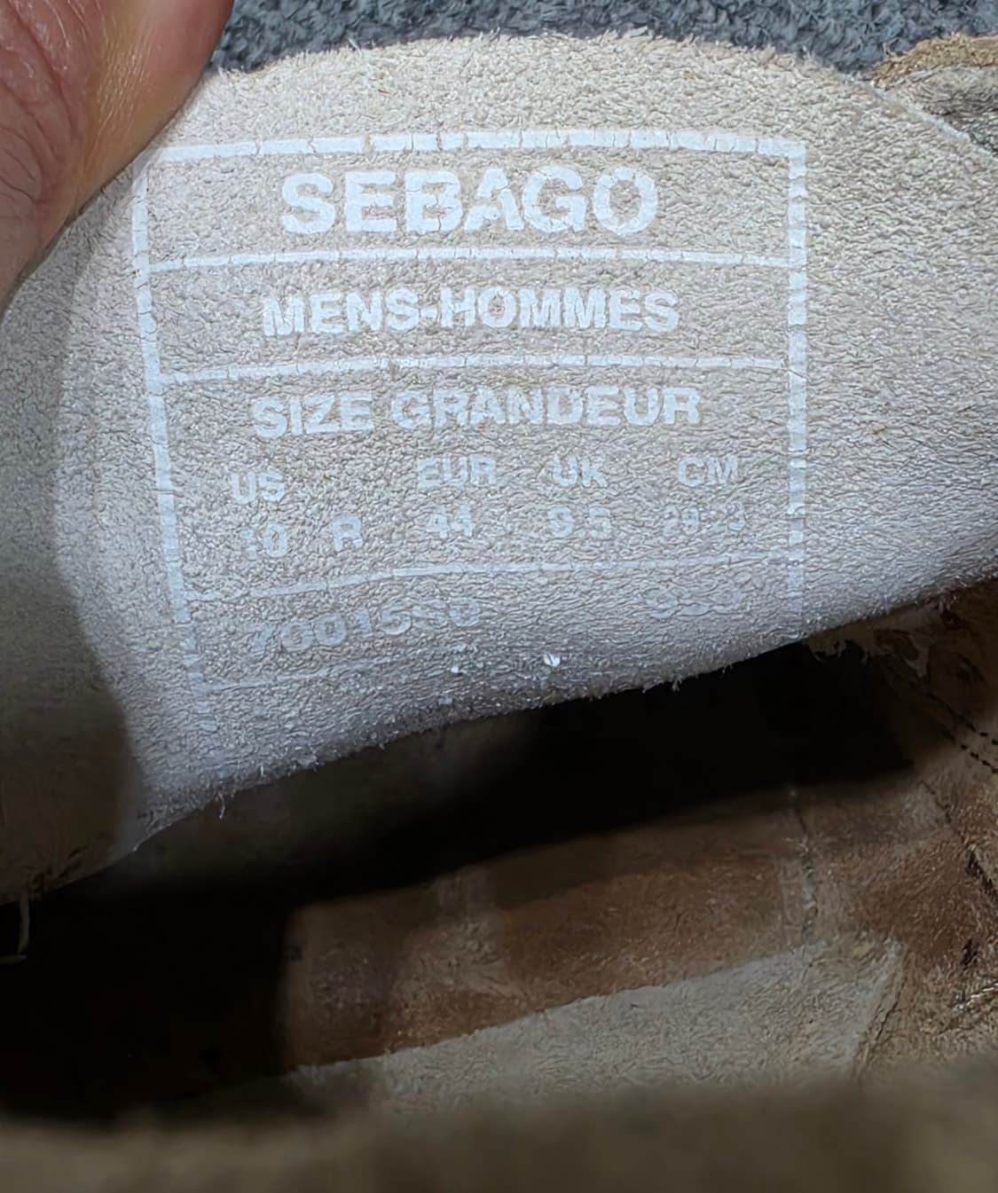 세바고 스웨이드 비브람솔 보트 슈즈 보트화 US10 상품이미지9