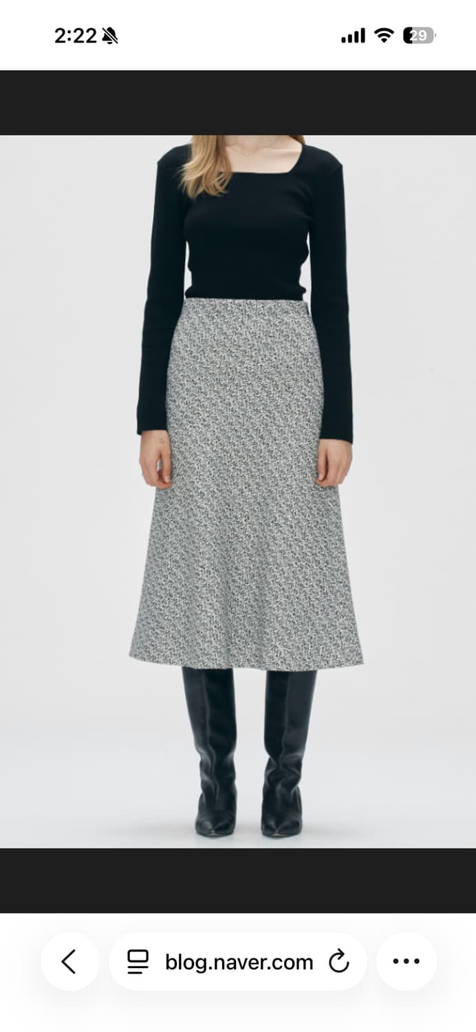 SIE 시에 이네스 스커트 상품이미지2