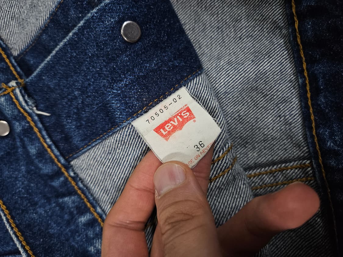 리바이스 70505 90's JPN 데님 자켓 상품이미지5