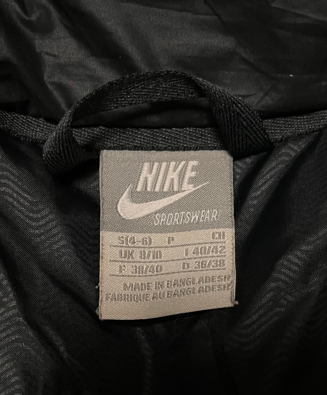 나이키 여성 후드 패딩 블랙 S 상품이미지3