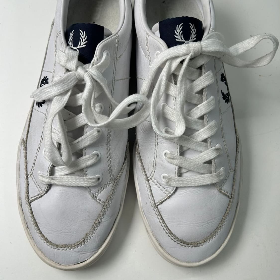 프레드페리 듀스 레더 스니커즈 UK 8 상품이미지4