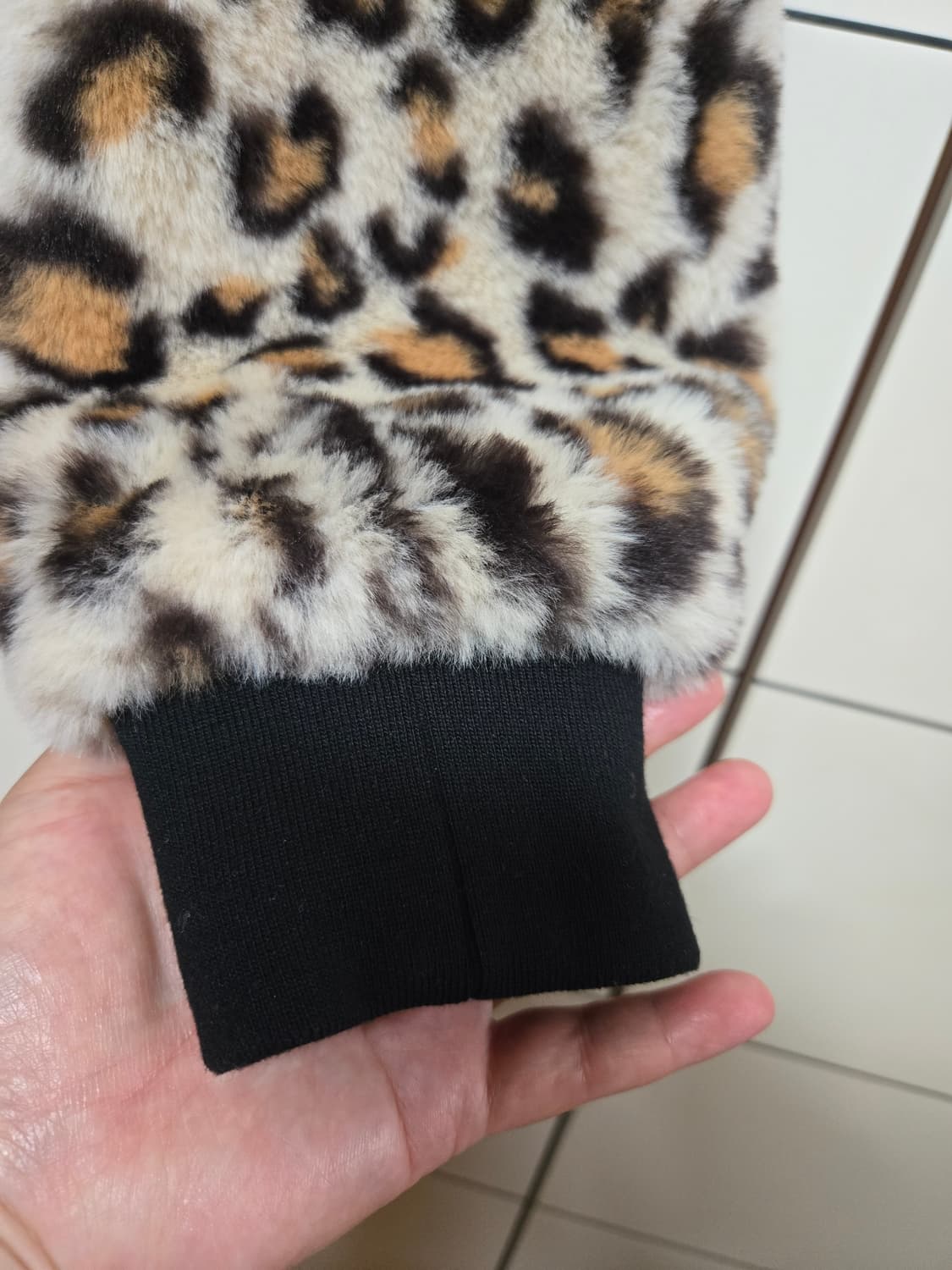 라이프워크 에코퍼 레오파드 후드 점퍼 상품이미지3