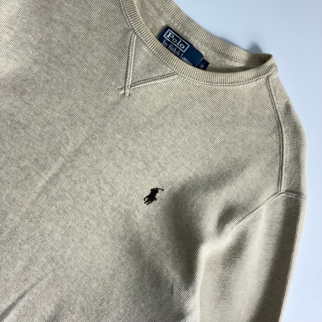 Polo  폴로 랄프로렌 자수 코튼 아이보리 맨투맨  상품이미지2