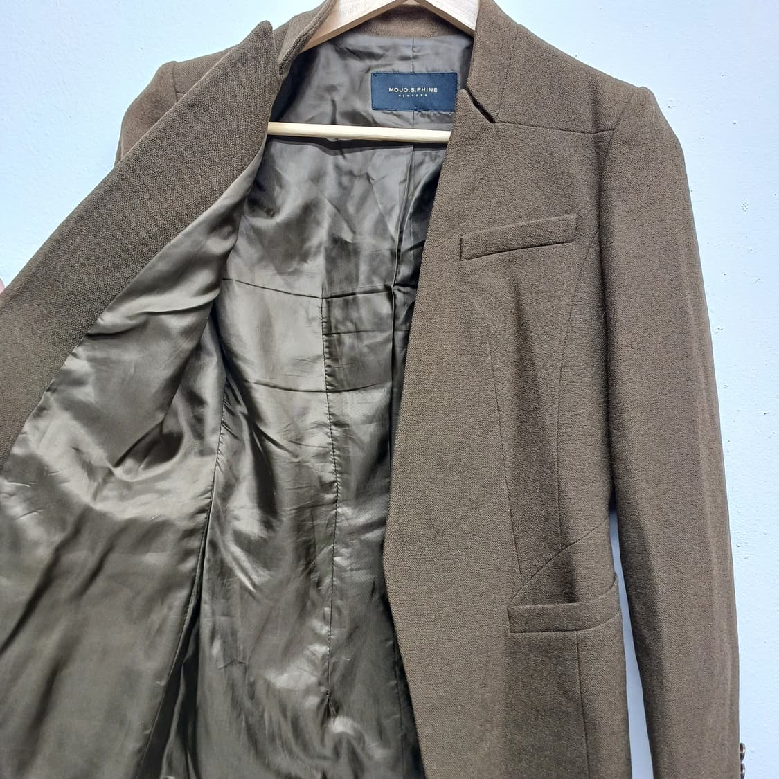 모조에스핀 싱글 버튼 자켓 85-91 상품이미지3
