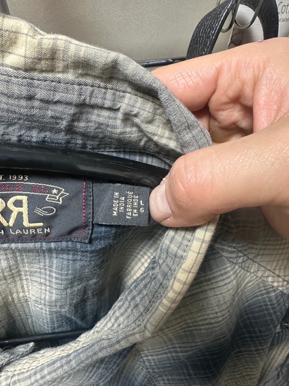 RRL 옴브레 웨스턴 셔츠 L사이즈 상품이미지5