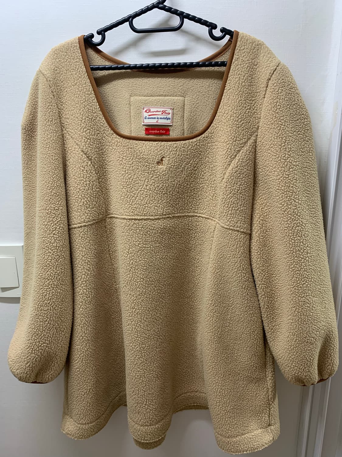 오버듀플레어 플리스 원피스  상품이미지2