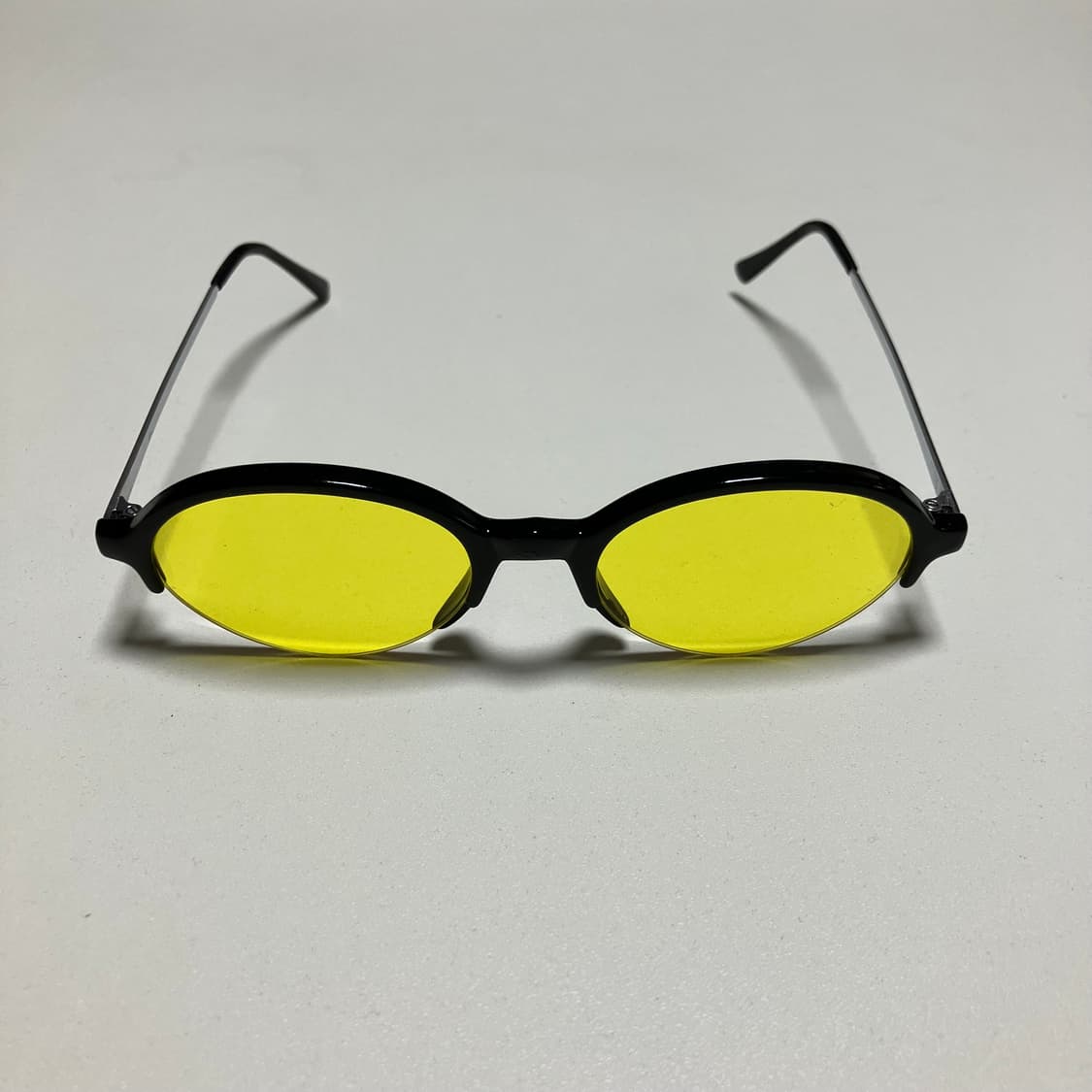 반무테 빈티지 선글라스 black yellow 상품이미지2