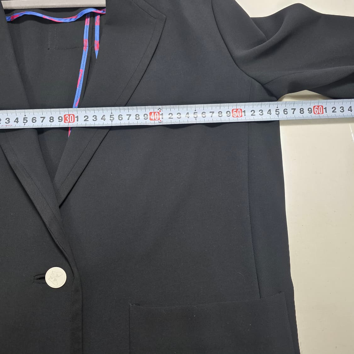 0794 럭키슈에뜨 정품 블랙 싱글자켓 36 (55) 상품이미지6