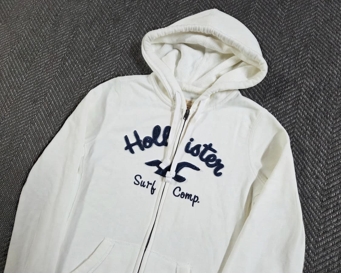 홀리스터 아이보리 화이트 후드집업
 상품이미지3