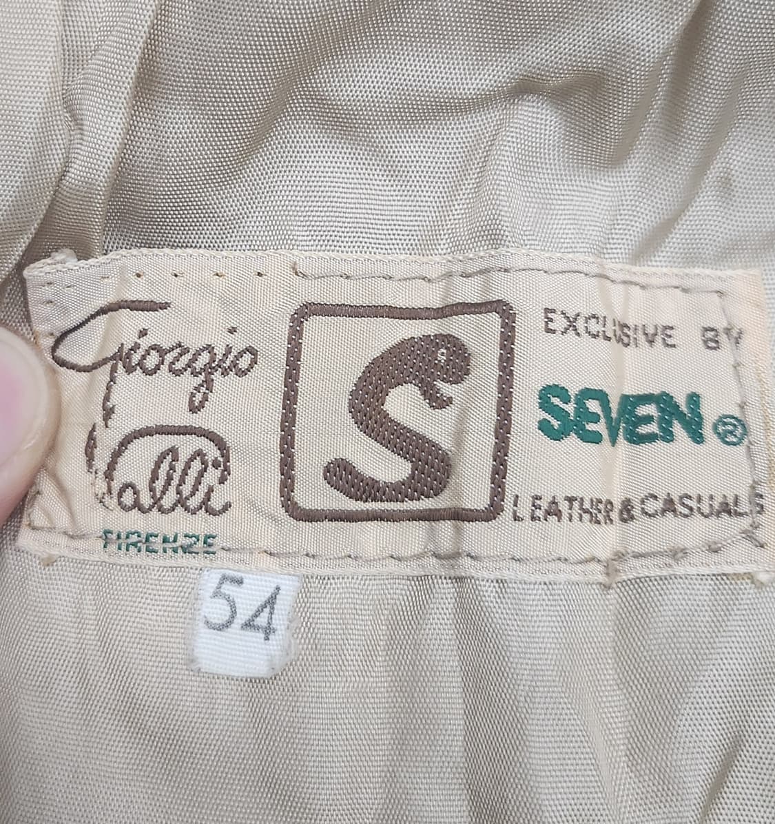 90s 조르지오 알리 피렌체 스웨이드 자켓 54사이즈 상품이미지4