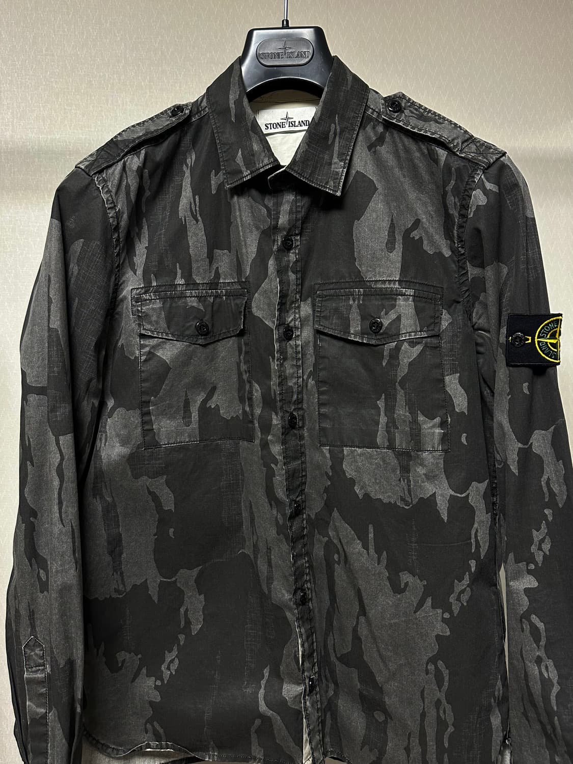 스톤아일랜드 카모 오버셔츠 자켓 L(100) 국내판 상품이미지1