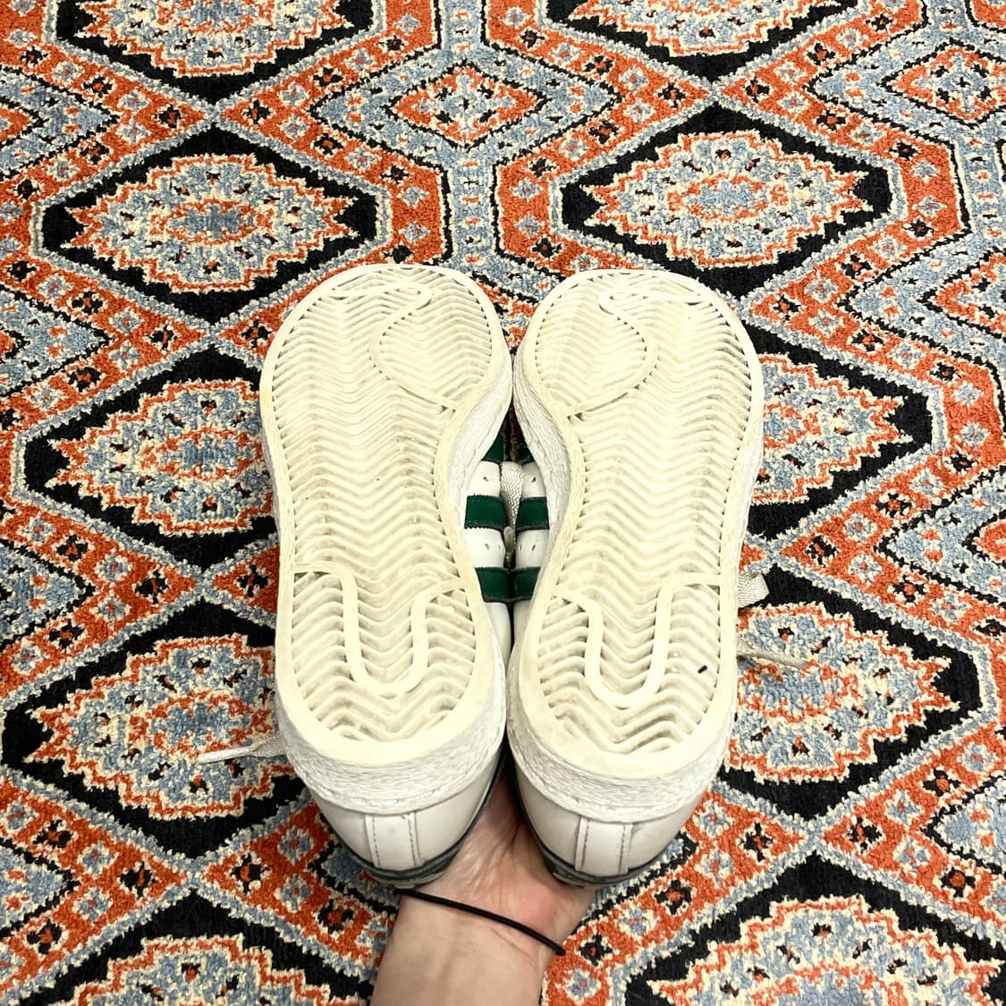 아디다스 슈퍼스타 그린 스니커즈 운동화 US5.5 상품이미지6