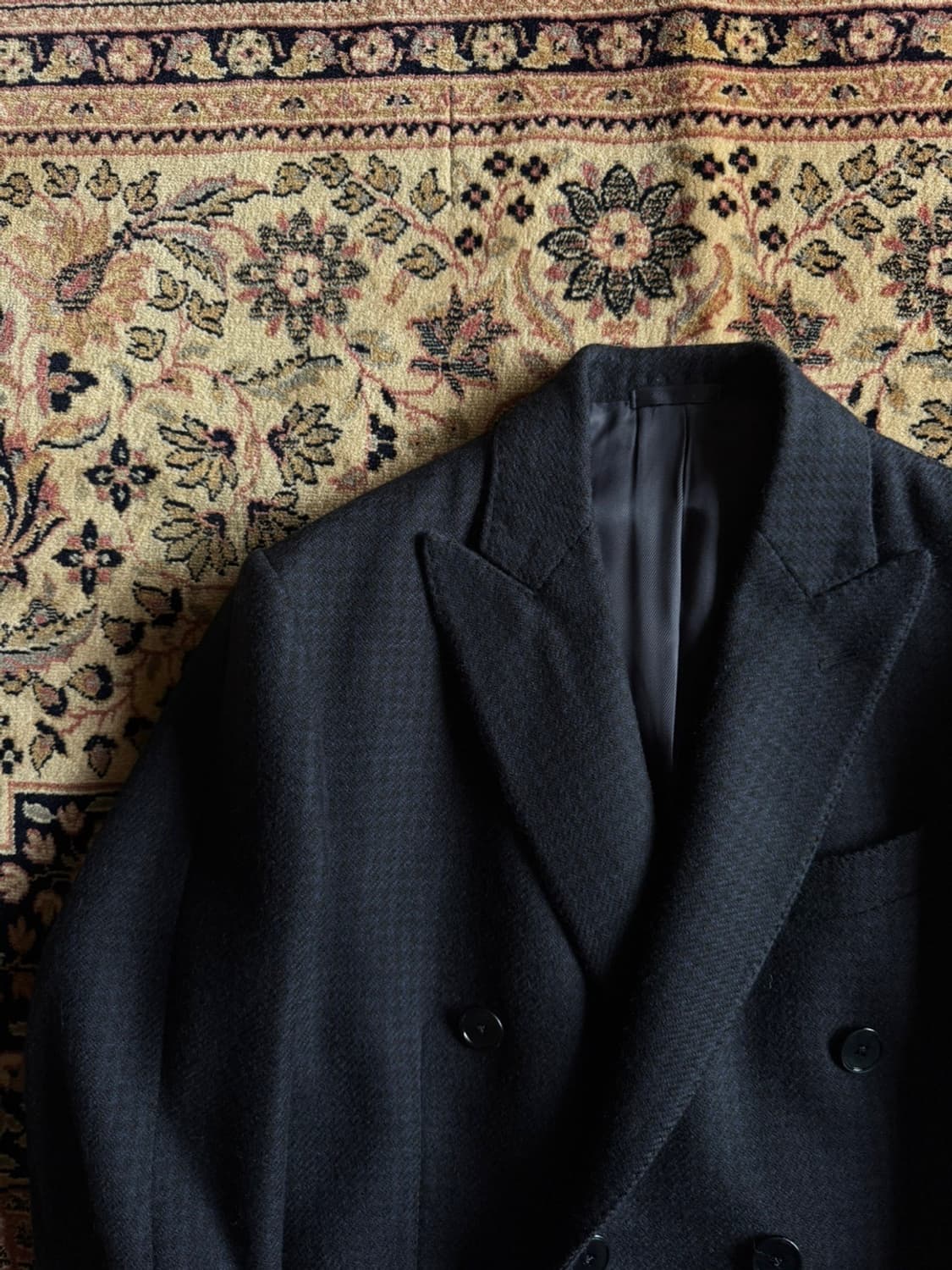 루카 그라시아 나폴리 캐시미어 더블 브레스티드 코트 100 상품이미지2