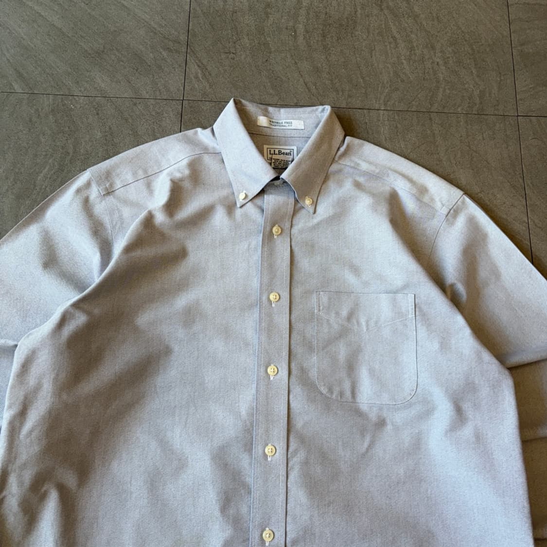 L.L.bean 엘엘빈 그레이 코튼 셔츠  상품이미지3