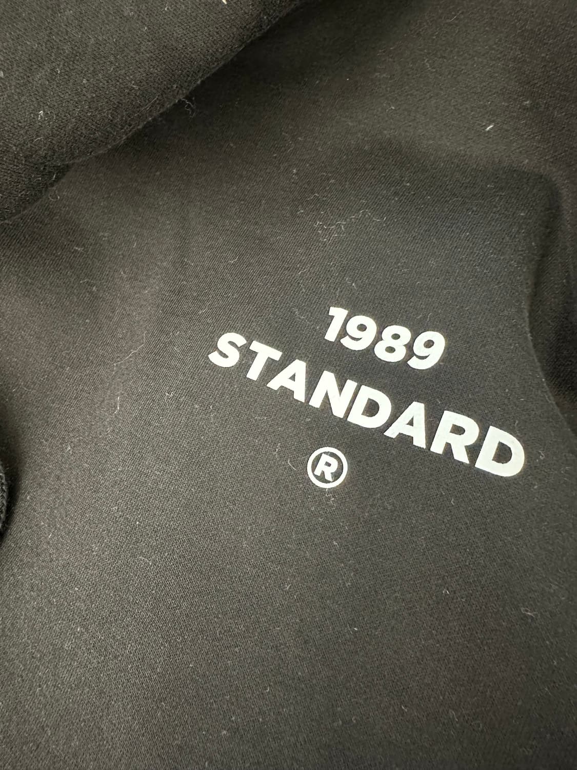 1989스탠다드 SMALL CENTER 후드(블랙) 상품이미지3