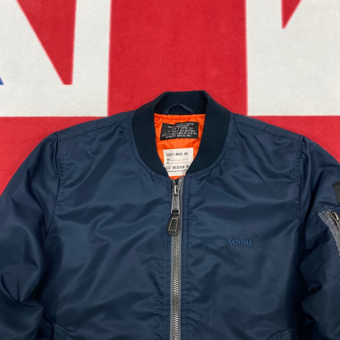 쇼트 ARMY TYPE-U MA-1 자켓 M  상품이미지3