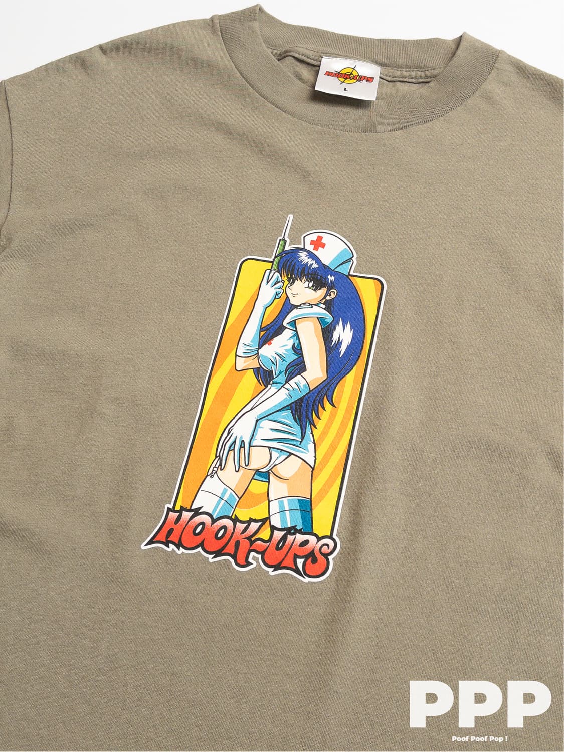 90's Hook-ups 훅업스 '간호사 체리' 반팔 티셔츠 상품이미지1