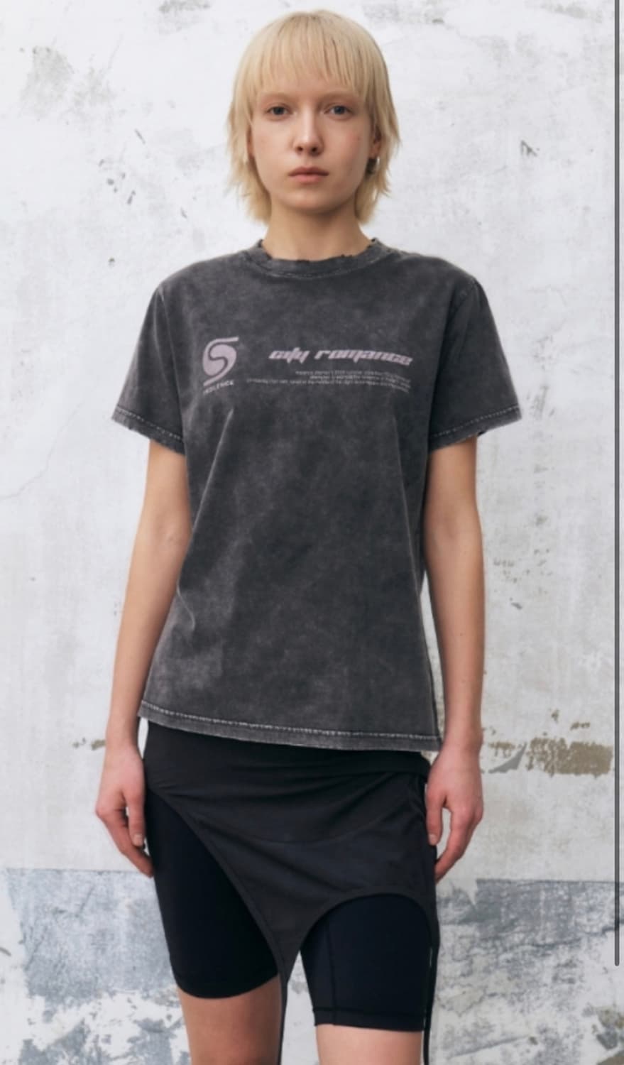 인사일런스 빈티지 워싱 티 상품이미지1