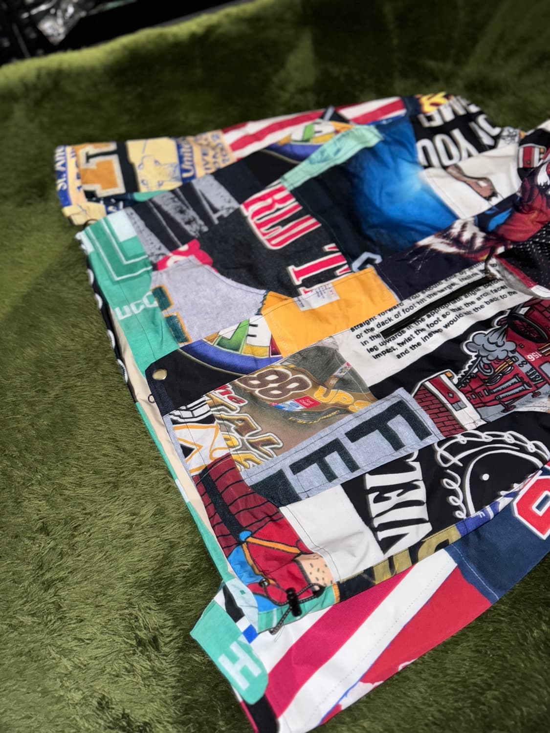 JOEGUSH 조거쉬 빈티지 티셔츠 믹스 프린트 윈드브레이커 자켓 상품이미지6