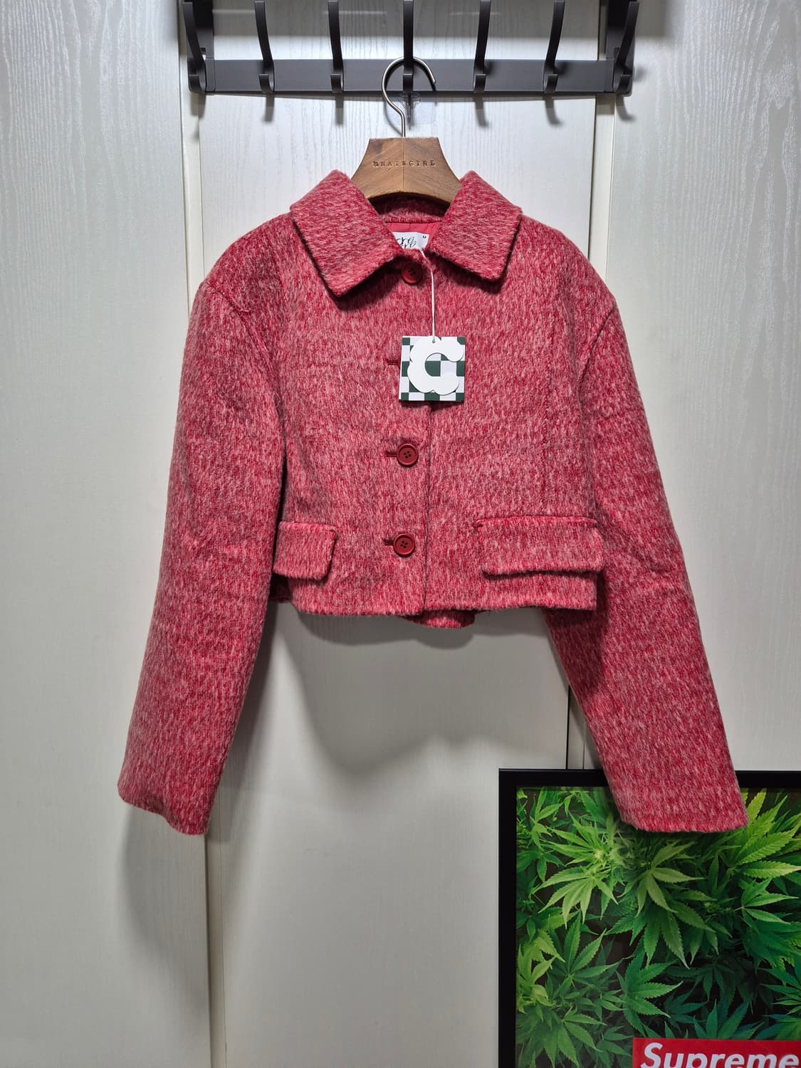 (세일)(새상품)CHE크롭 울 자켓 .새상품 상품이미지1