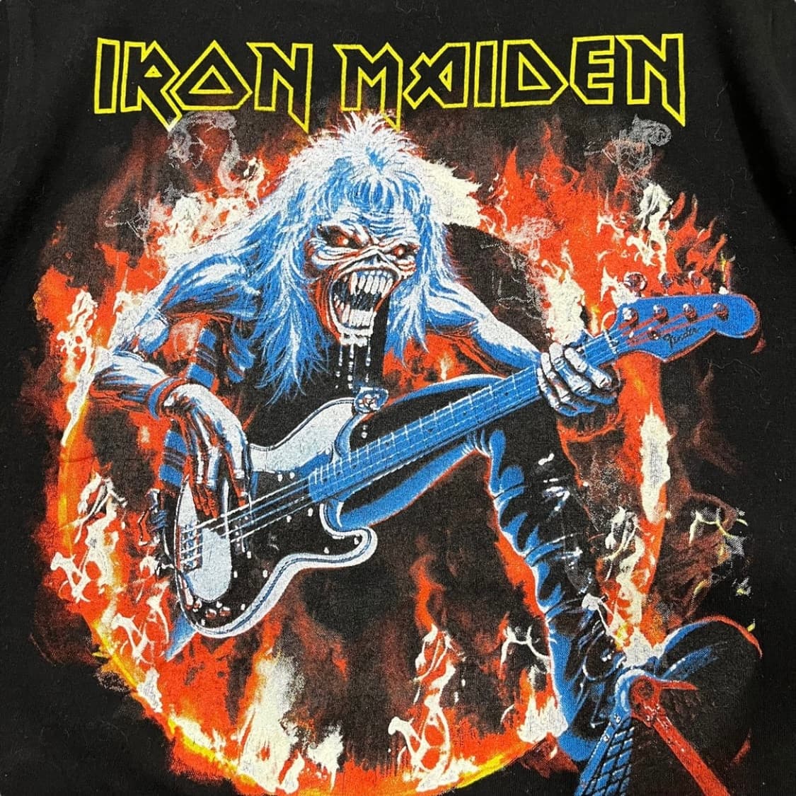 아이언 메이든 2020s 락 밴드 스컬 라이더 다크 반팔티 상품이미지3