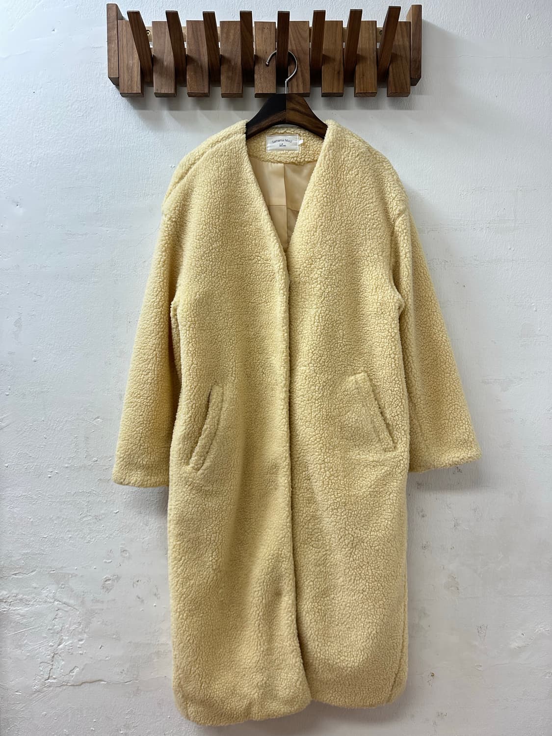 Samansa Mos2 사만사모스 보아 뽀글이 코트 상품이미지1