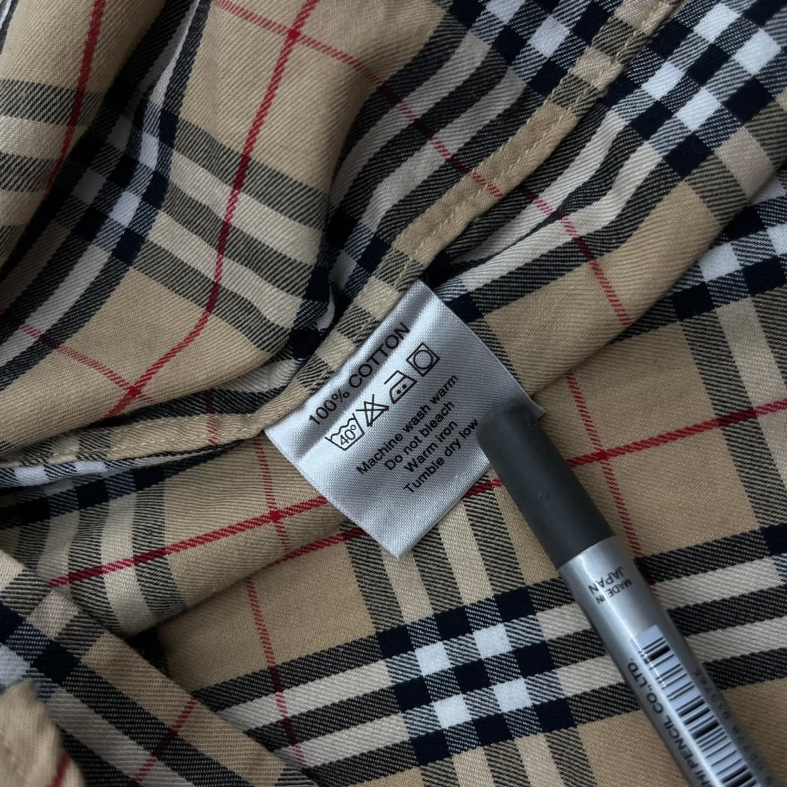 버버리 노바체크 셔츠 XL 상품이미지5