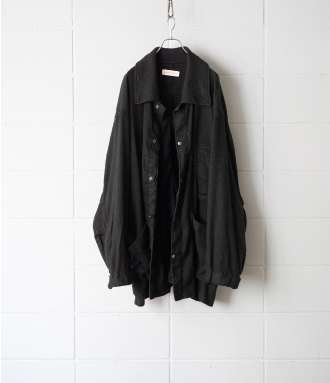 바벨오브젝트 flower fl coat 2 사이즈 블랙 코트 상품이미지2