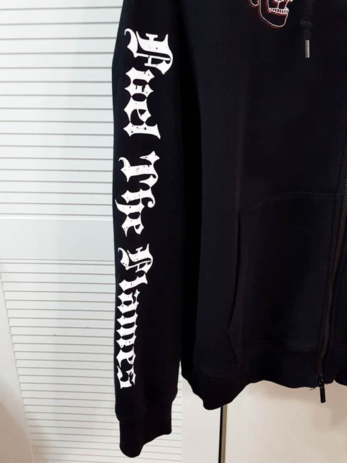 할리데이비슨 남성 오버핏 후드집업 블랙 프리 상품이미지3