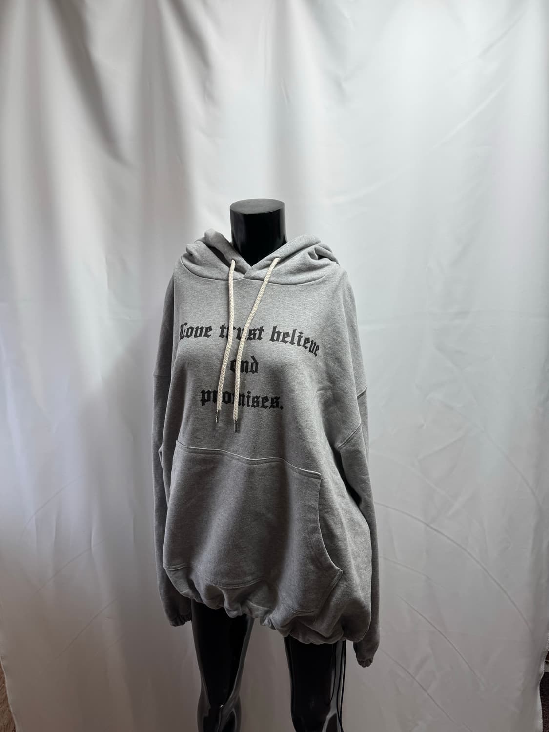 fanshow / 네버 디플로마 스트링 후드 (새상품)  상품이미지1