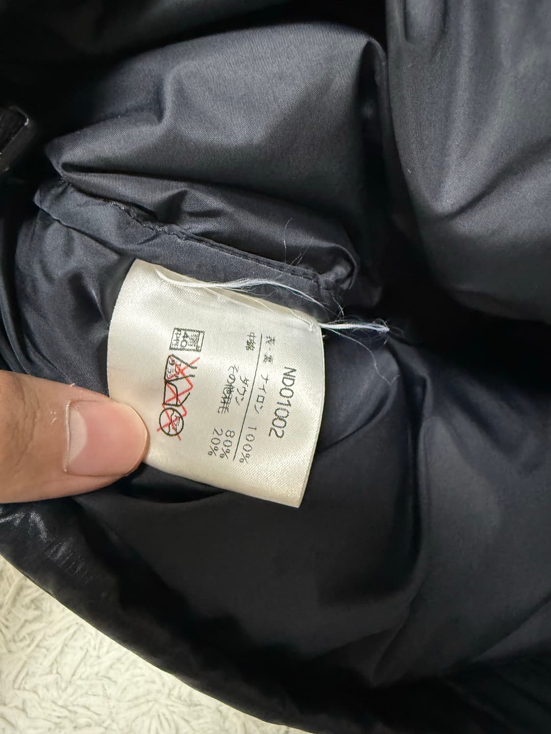 (L)노스페이스 센터로고 중앙로고 다운 패딩 조끼 상품이미지7