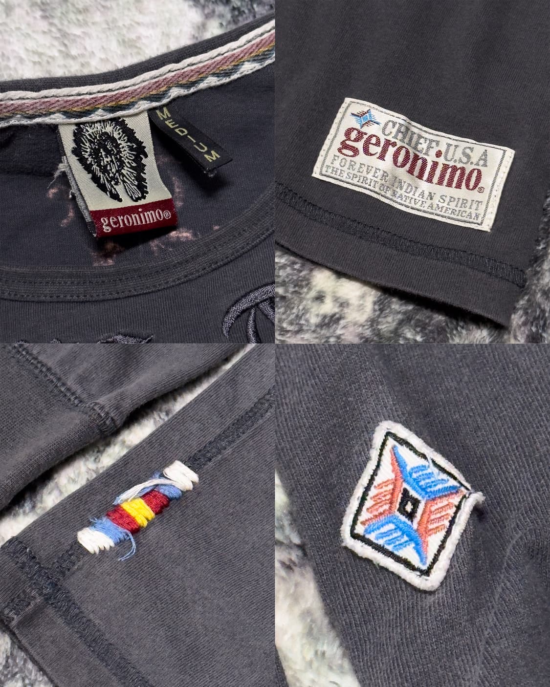 {Geronimo} Indian Embroidery Long Sleeve 상품이미지10