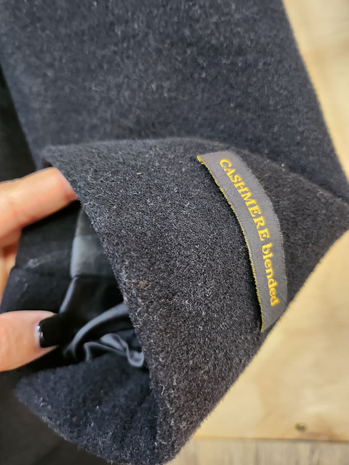 651) 미센스 me.sense 캐시미어블랜드 폭스퍼 코트 상품이미지4