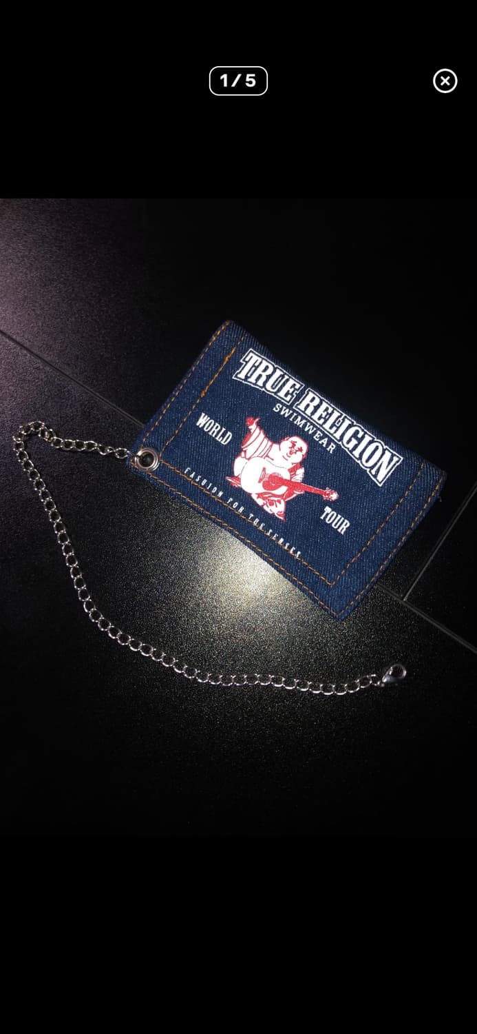 트루릴리젼 데님 카드지갑 상품이미지1