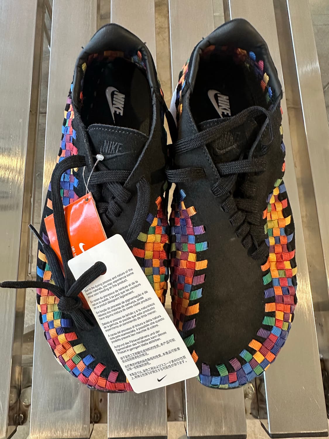 나이키 (W) 에어 풋스케이프 우븐 블랙앤멀티 컬러 새상품 상품이미지3