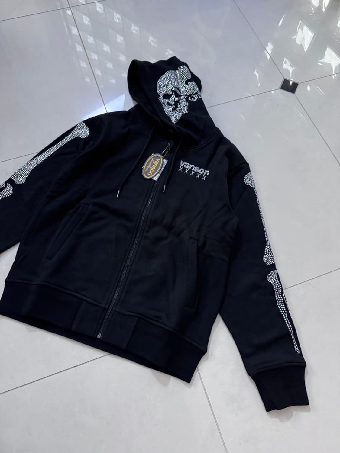 50TH STONE ZIP HOOD 스톤 지퍼 후드티 NVSZ-2411 상품이미지5