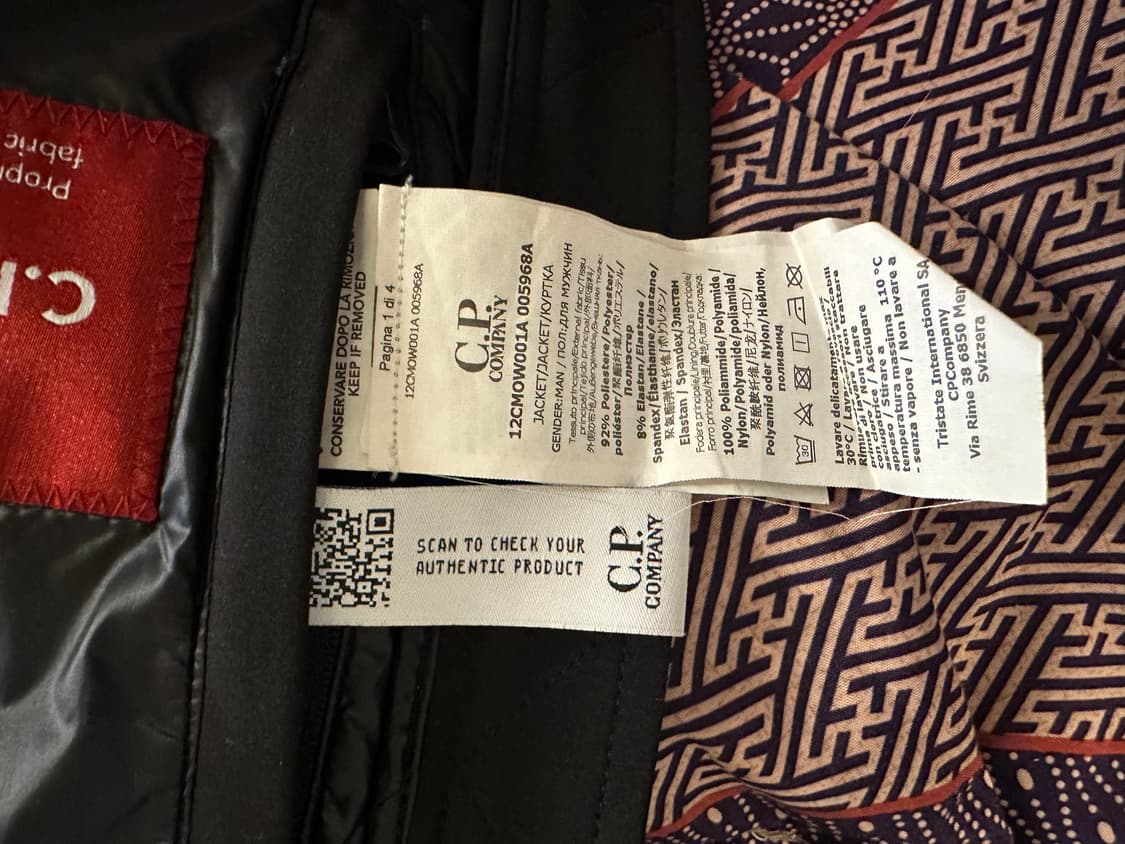 C.P. Company Shell-R 고글 후드 자켓 블랙 상품이미지5