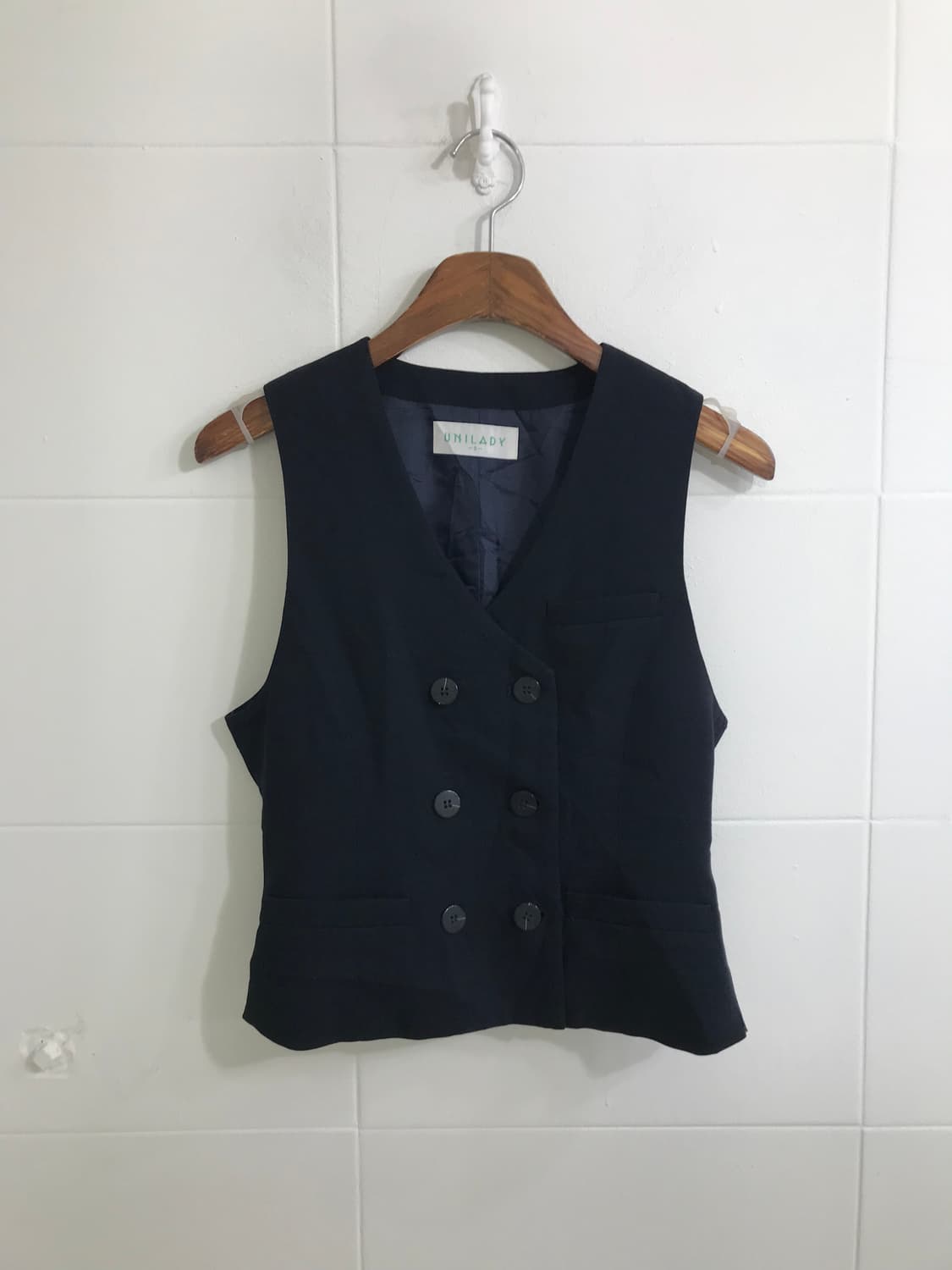 네이비 니혼진 프레피 떡볶이 코트 코디세트 상품이미지5