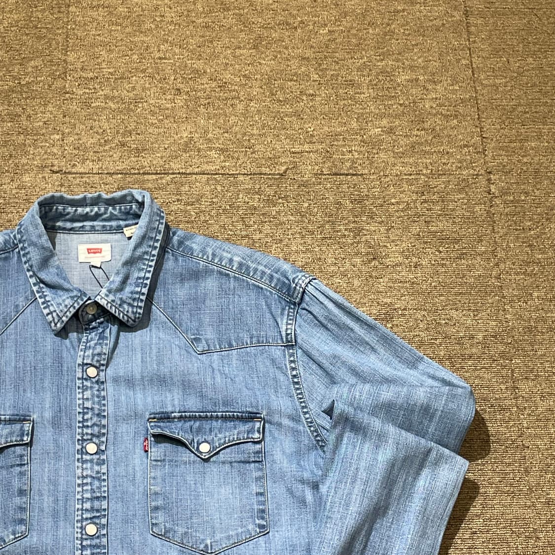 (XL) Levi's 리바이스 코튼 데님 셔츠 상품이미지4