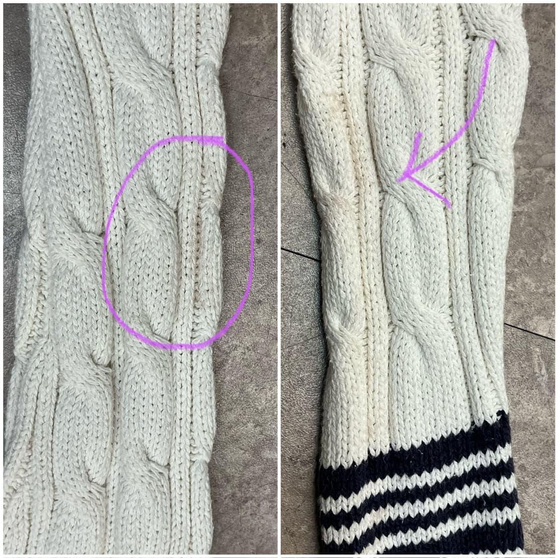 폴로 진스 니트 투웨이 후드집업 화이트 M #csz2543 상품이미지10