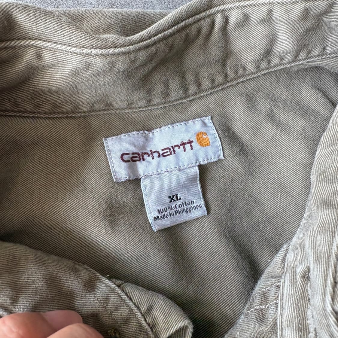 칼하트 오리지널 베이지 긴팔 셔츠  상품이미지6