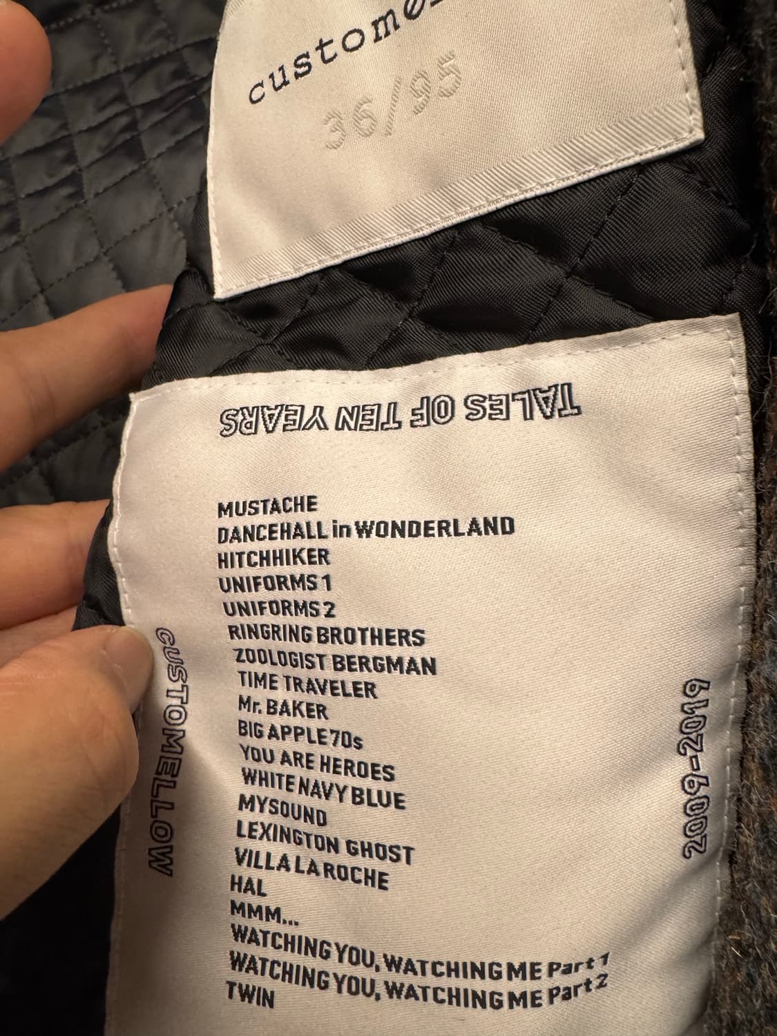 커스텀멜로우 Harris Tweed 코트 상품이미지5