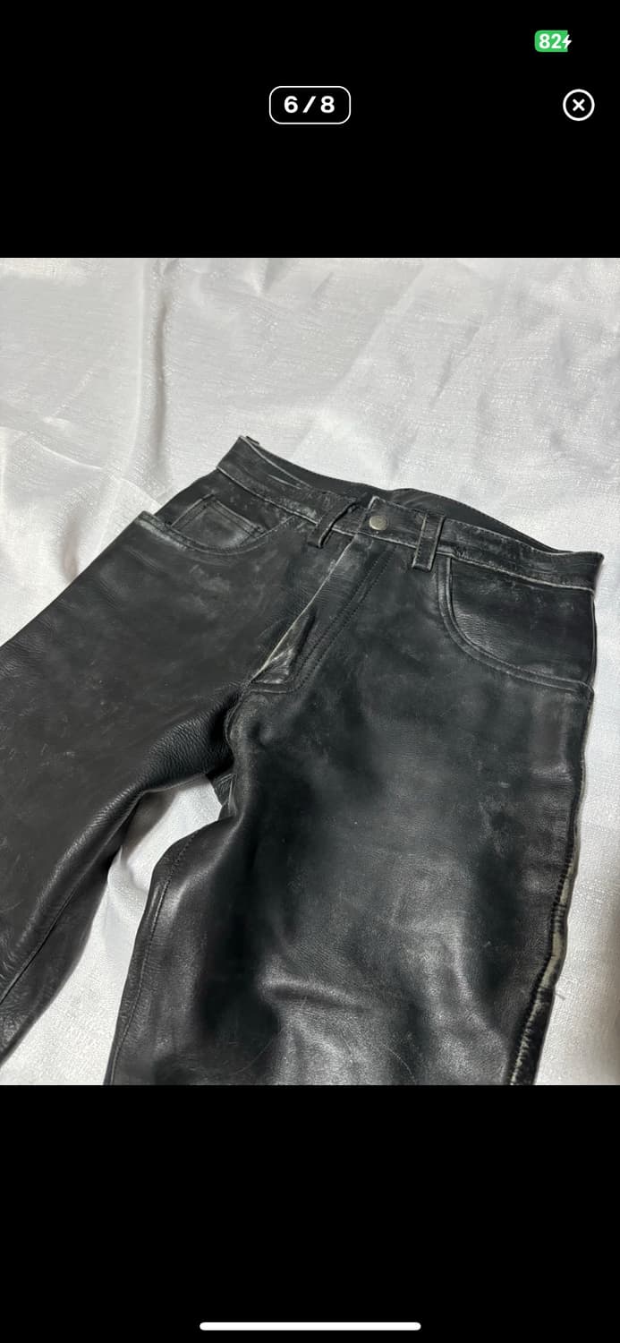 섹시 바이커 가죽 팬츠 상품이미지2