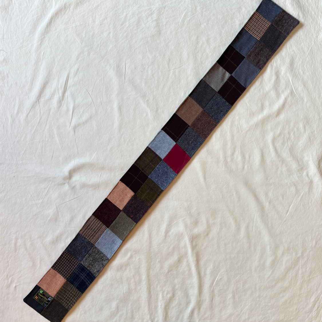 아일랜드 Hanna Hats 도네갈 트위드 패치워크 코듀로이 양면 스카프 상품이미지3