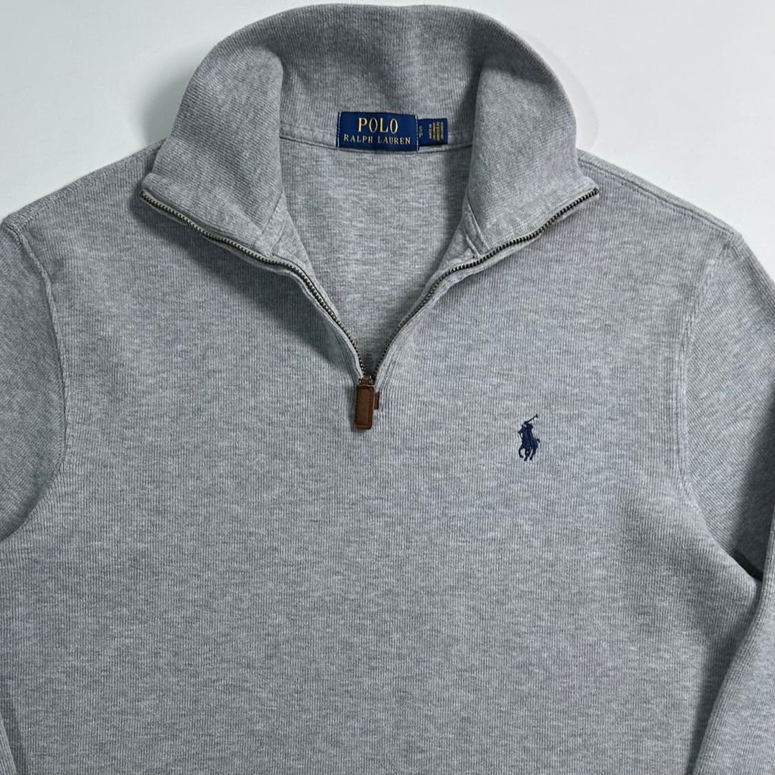 폴로 랄프로렌 그레이 반집업 상품이미지2